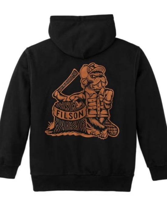 Filson Other - Filson & Kyler Martz Tattoo Hoodie Swestshirt Beaver Art RARE Mens Small
